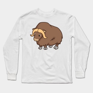 Kawaii Musk-Ox Long Sleeve T-Shirt